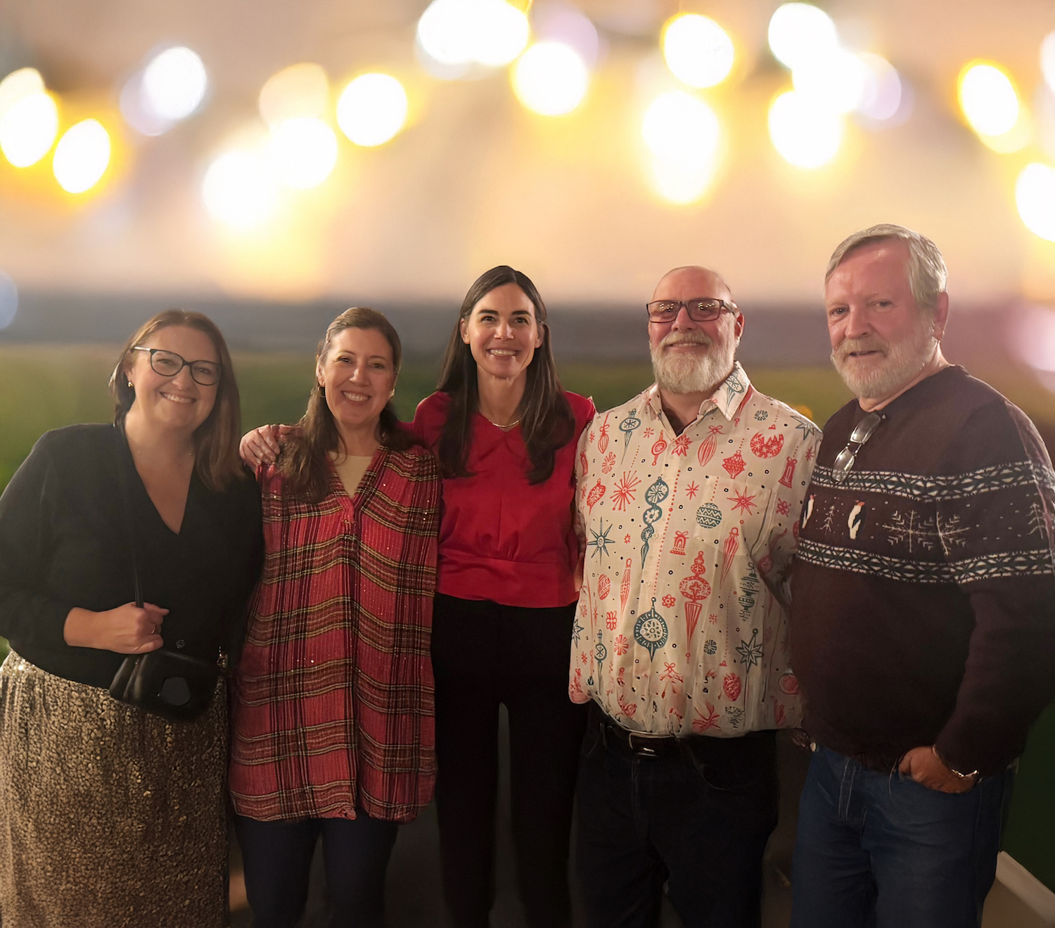 Holiday group photo with the MTM team