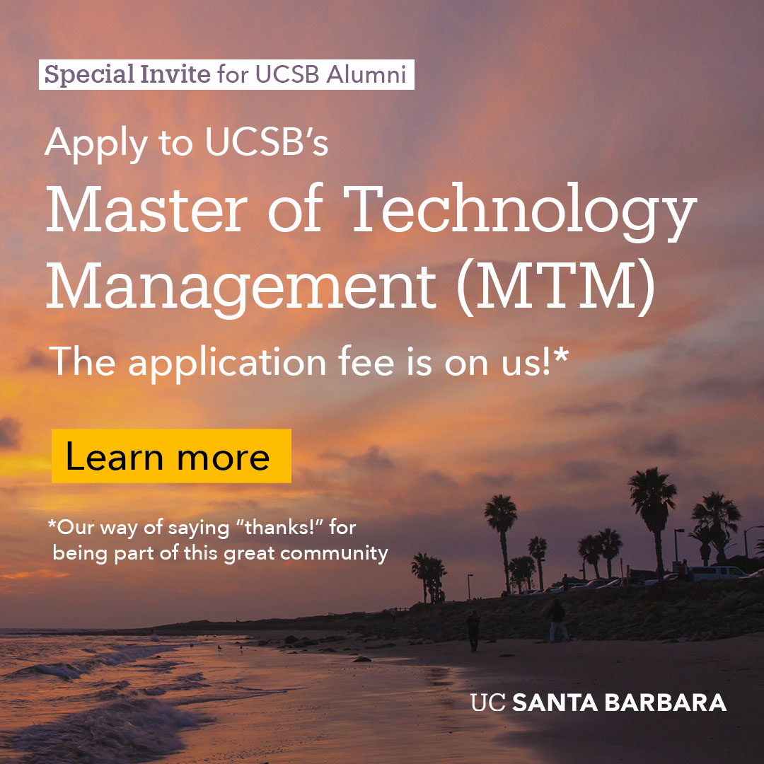 Special invite for UCSB Alumni to apply for MTM