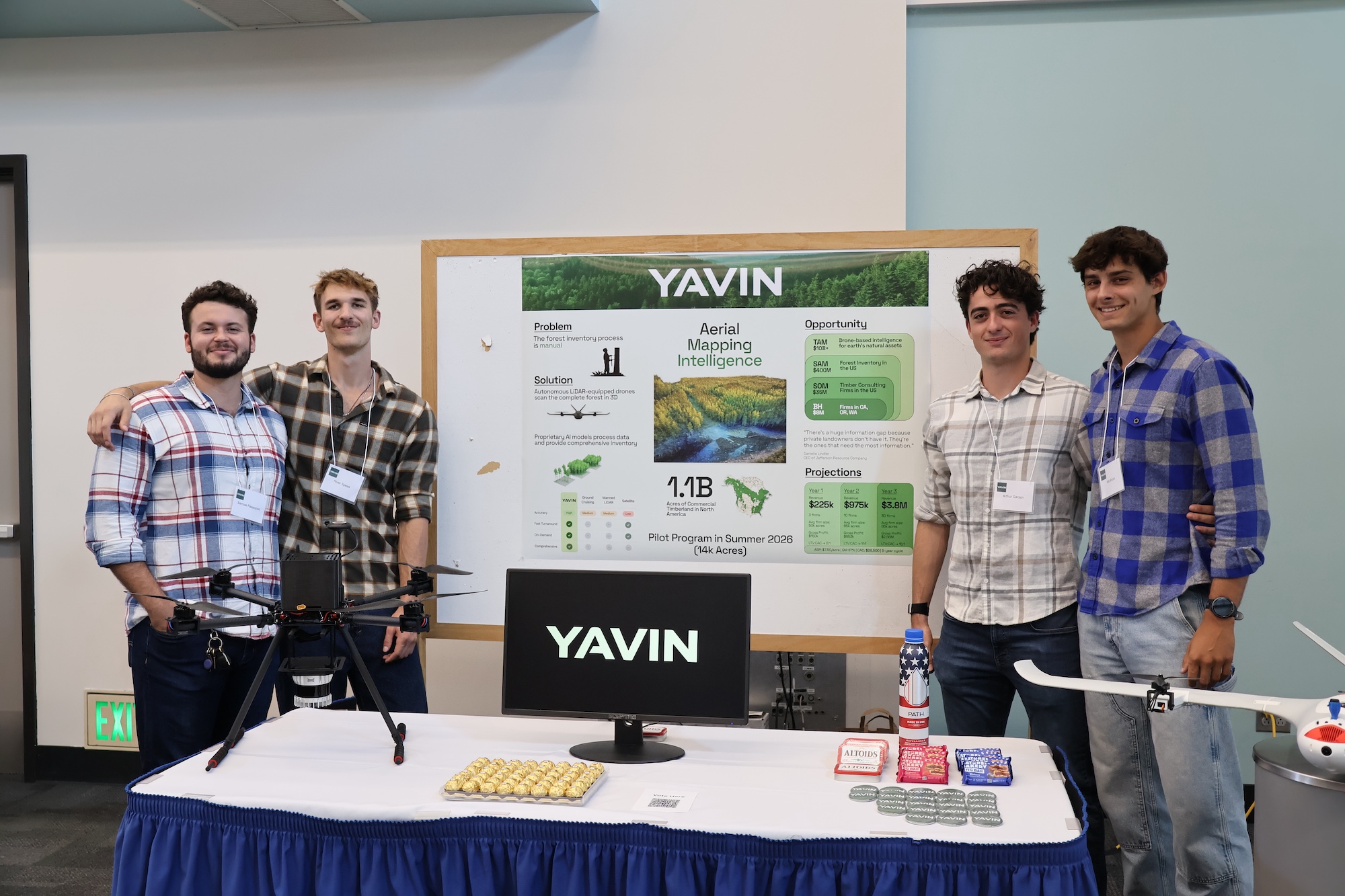 The Yavin team at New Venture Fair 2026