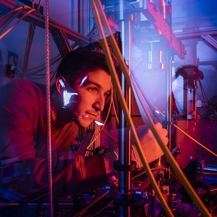 Man working in labratory