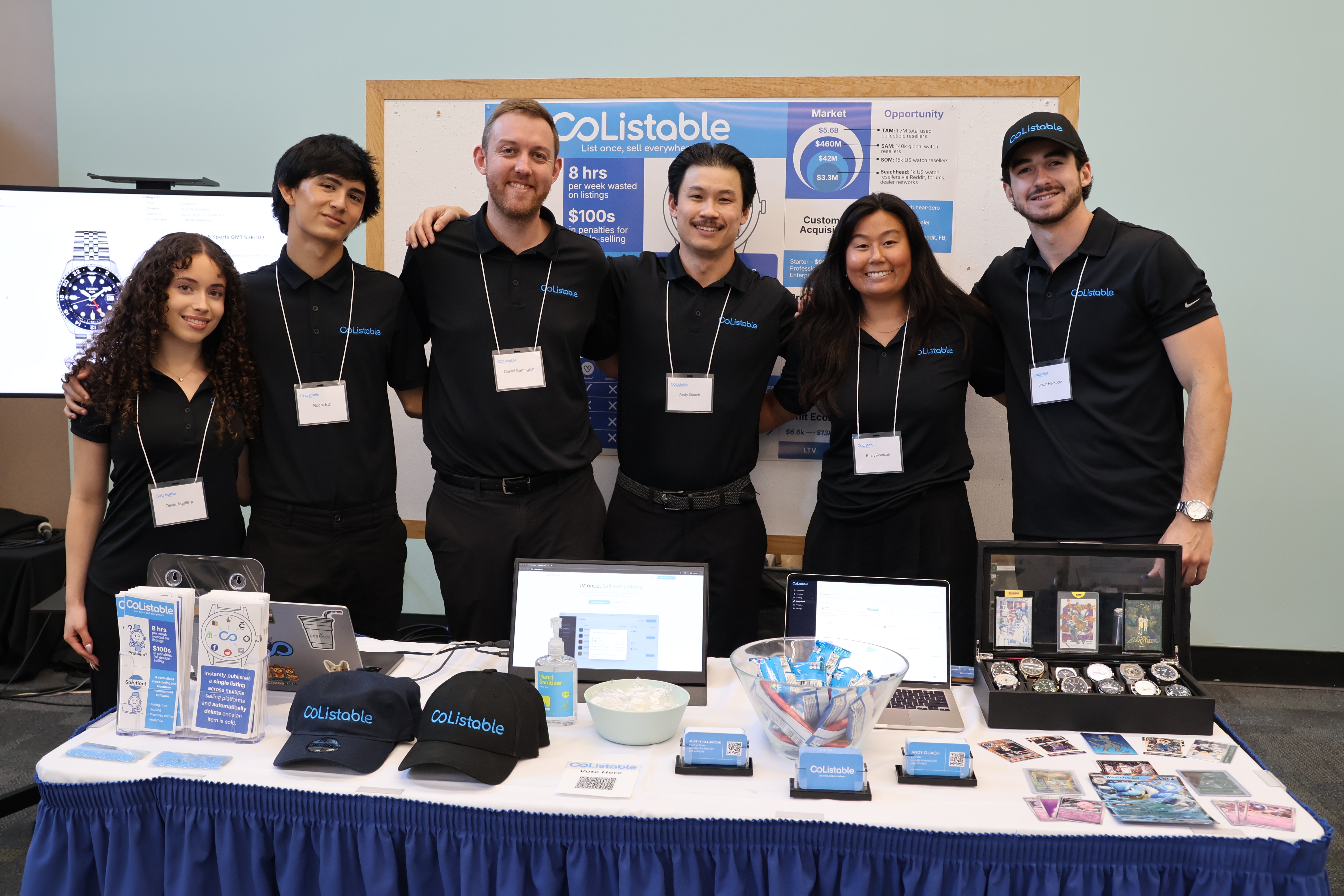 The CoListable team at New Venture Finals 2026