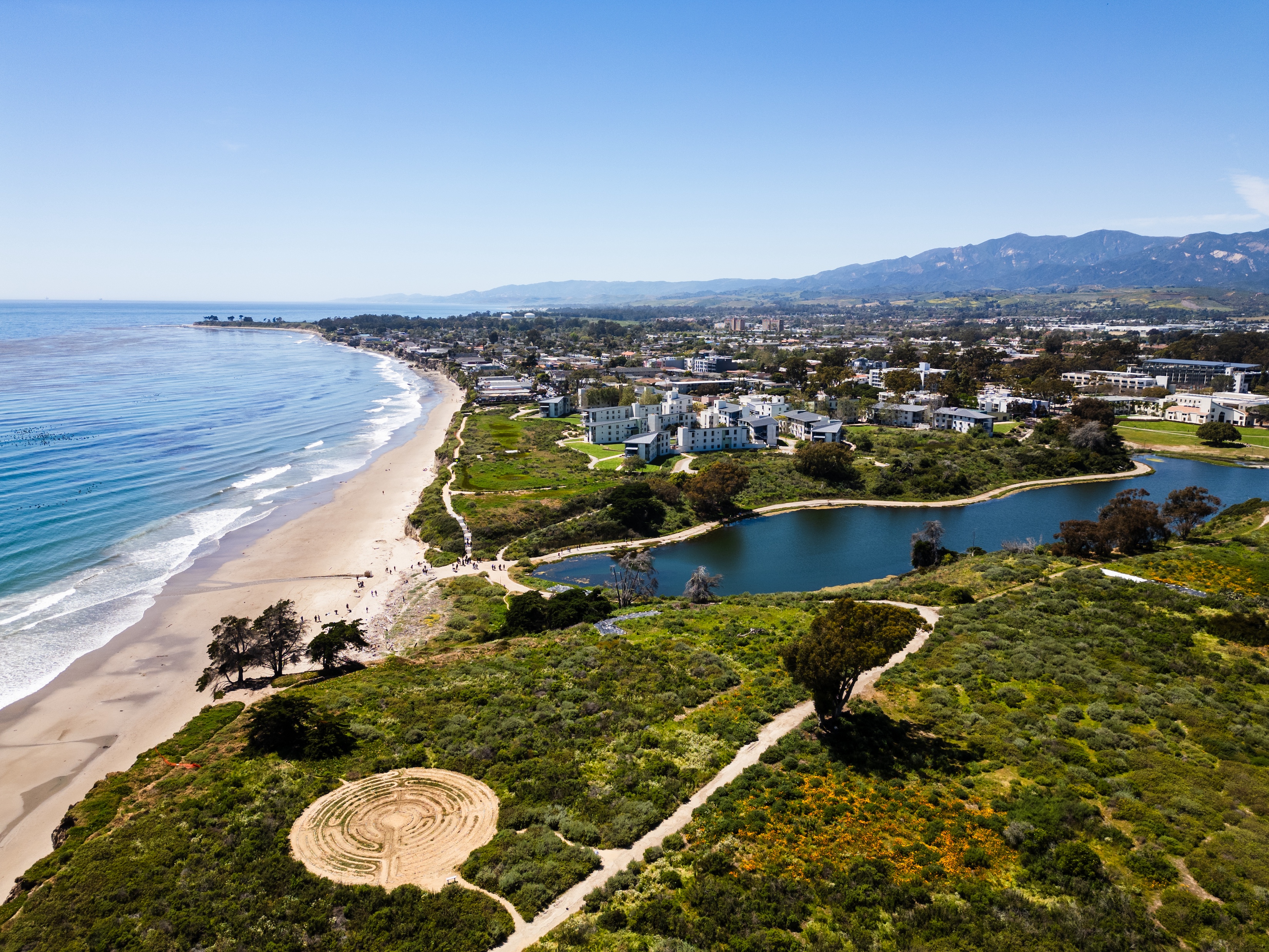 Aerial image of UCSB Campus & Campus Point