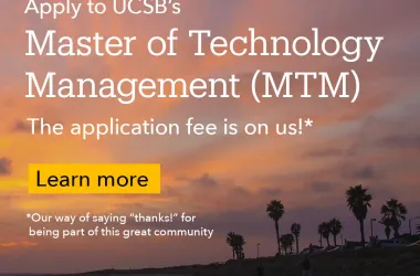 Special invite for UCSB Alumni to apply for MTM