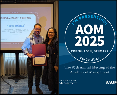 Fares Ahmad at AOM 2025