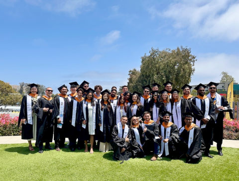 MTM group photo at graduation