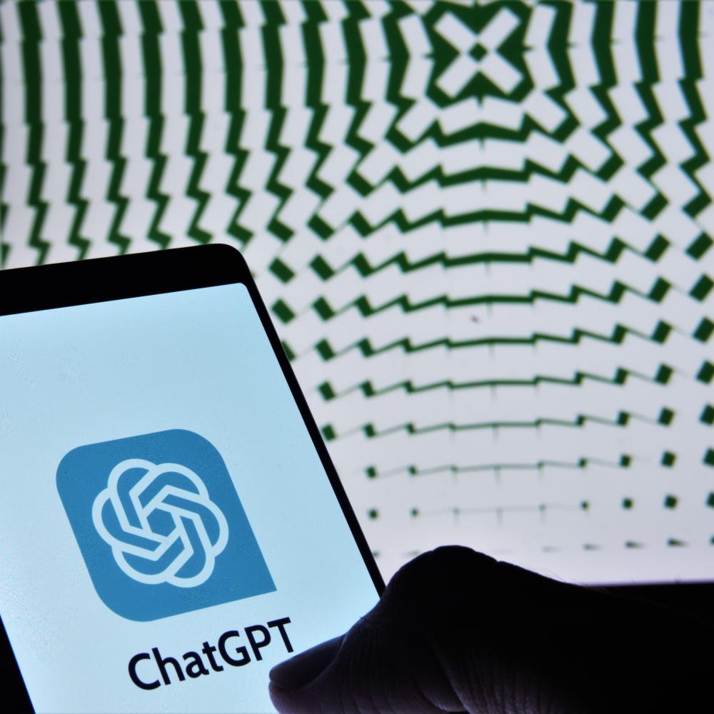 Image of ChatGPT on a device