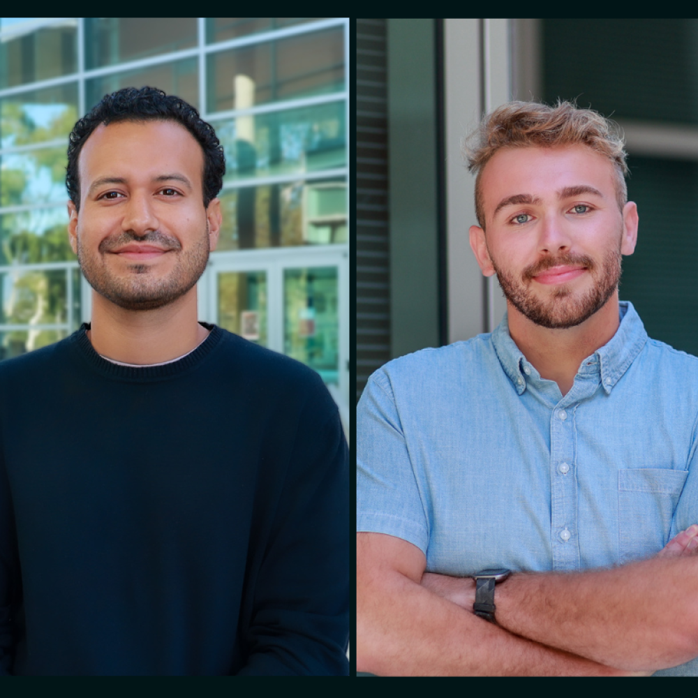 Ph.D. Students Fares Ahmad and Brandon Lepine 