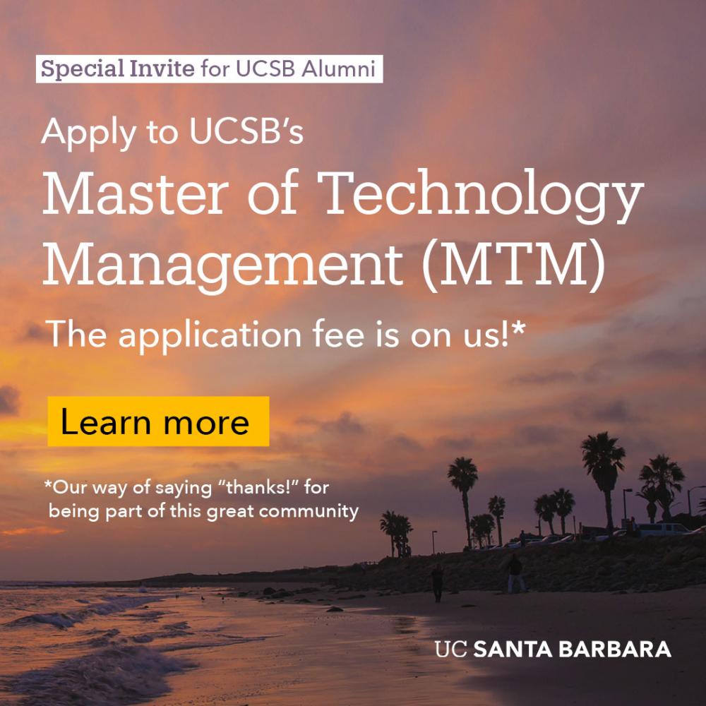 Special invite for UCSB Alumni to apply for MTM