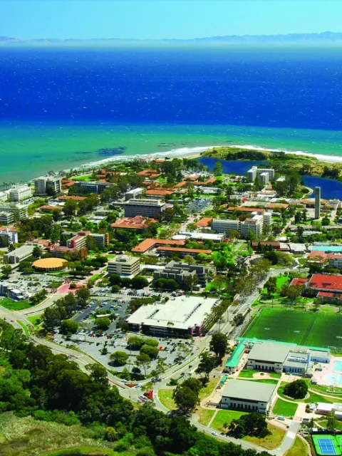 aerial view of UCSB