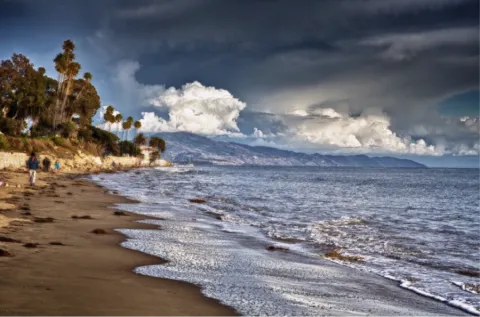 photo of a beach