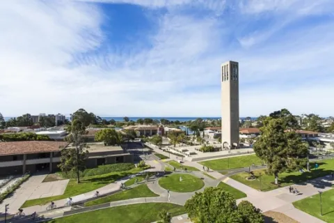 photo of storke tower at UCSB