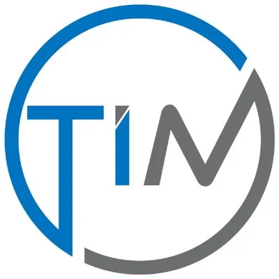 Letters T, I, M in a circle.