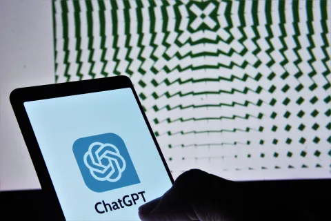 Image of ChatGPT on a screen