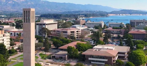 UCSB from a bird's eye view