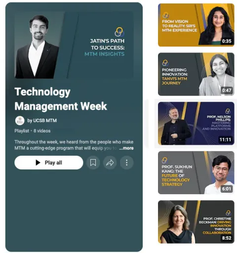 Technology Management week