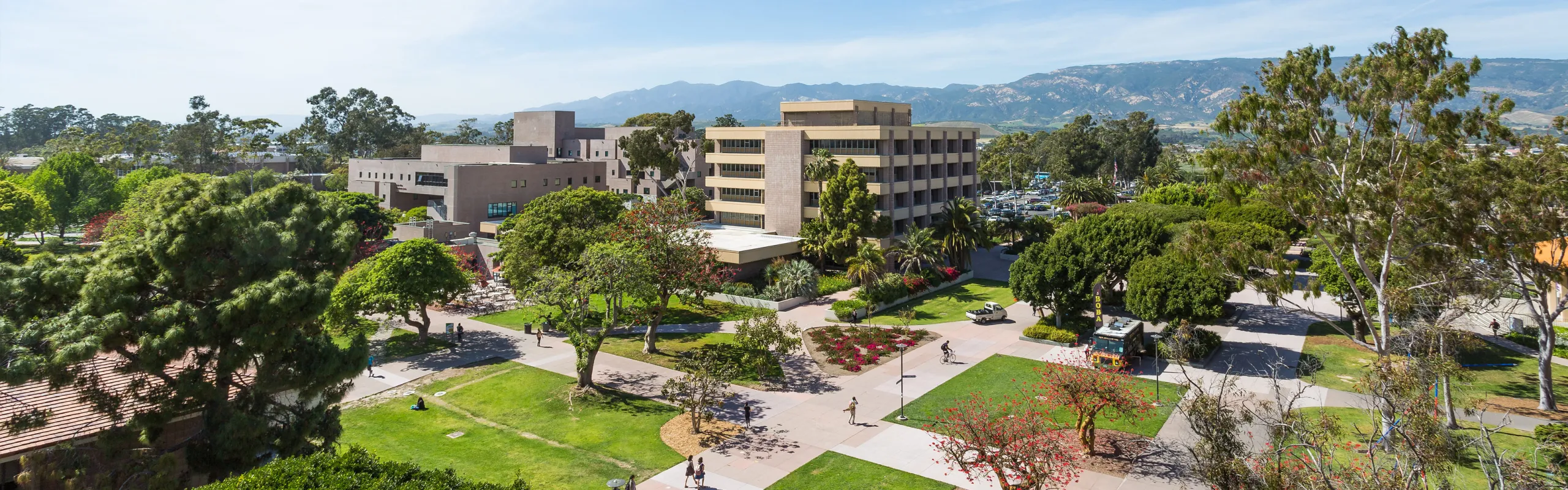 UCSB campus mountains